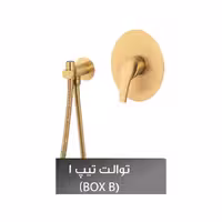 شیر توالت توکار شیذر مدل کارون تیپ 1