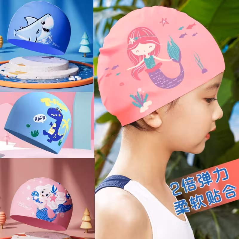 کلاه شنای بچگانه سیلیکونی