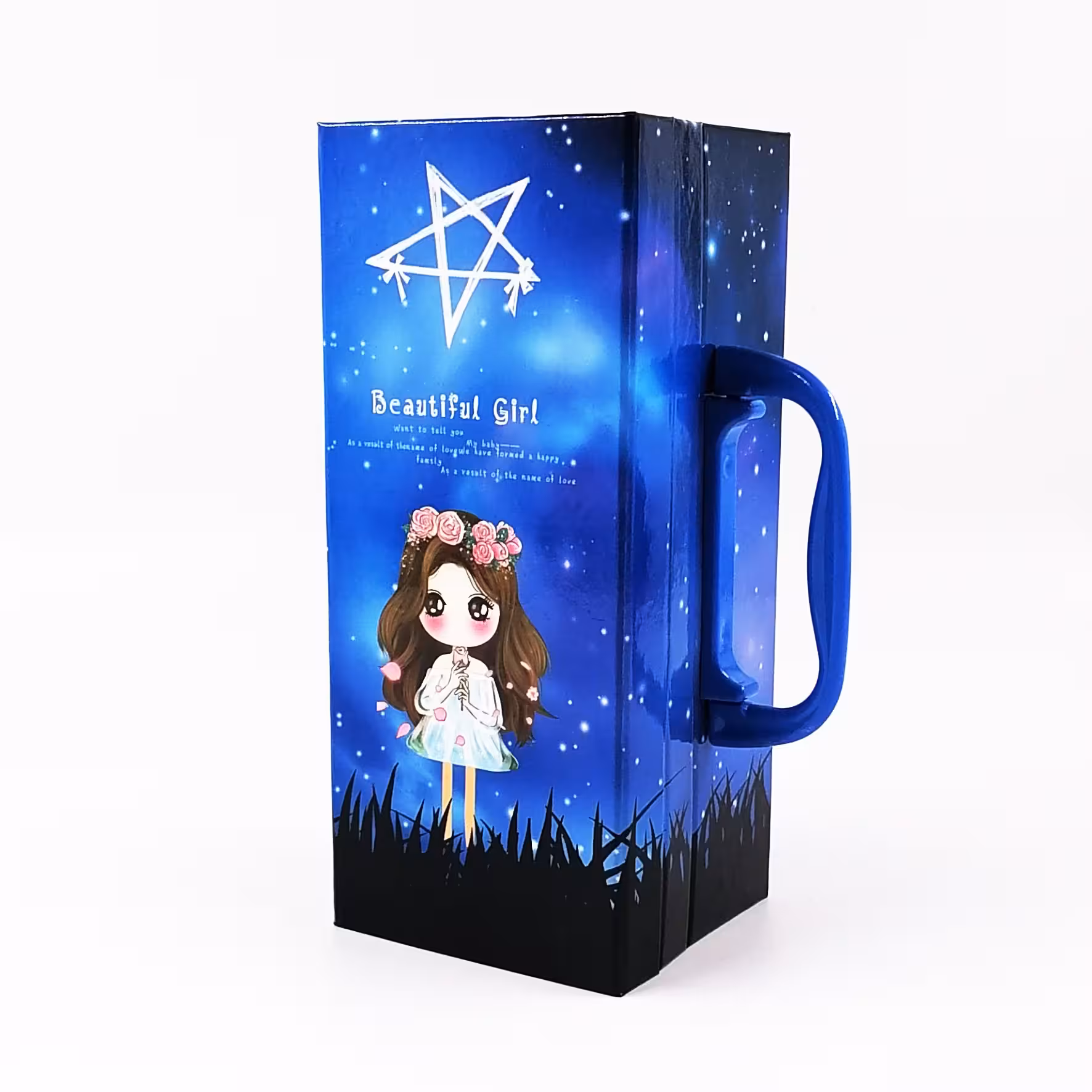 جاجواهری فانتزی رنگ آبی کودکانه