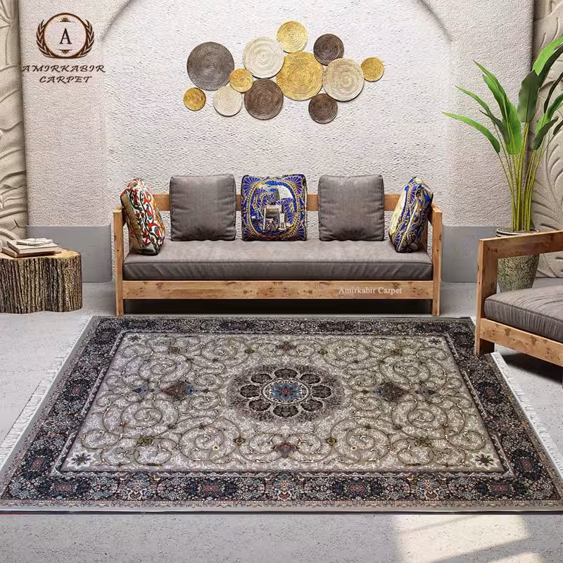 فرش 700 شانه طرح اسلیمی