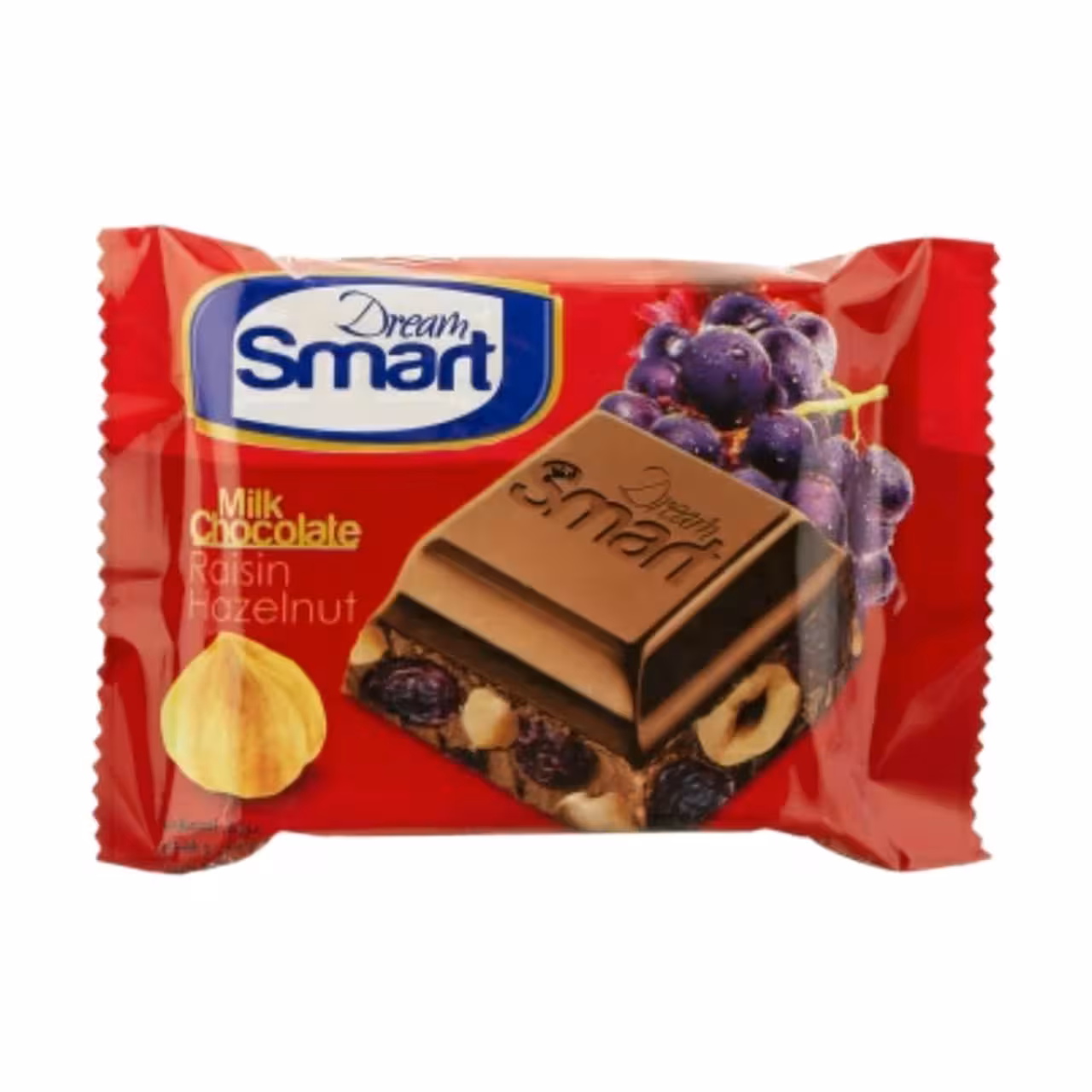 شکلات مغزدار فندق و کشمش دریم اسمارت شیرین عسل – 50 گرم