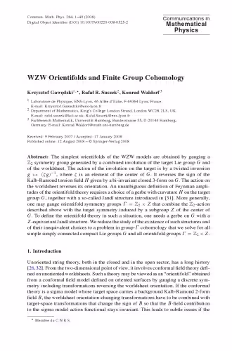 خرید و دانلود نسخه کامل کتاب Communications In Mathematical Physics - Volume 284