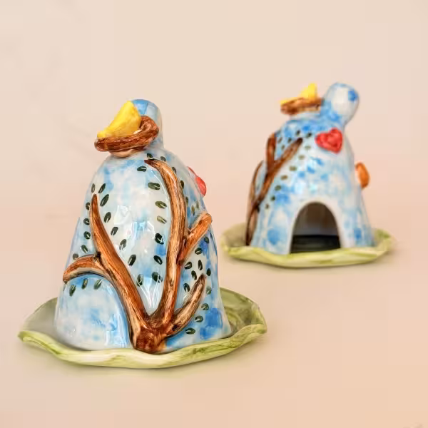 جاشمعی و عود سوز کلبه قطبی طرح درخت آسمان