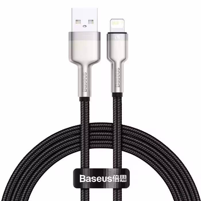 کابل تبدیل 0.25 متر USB به لایتنینگ بیسوس Cafule CALJK-01