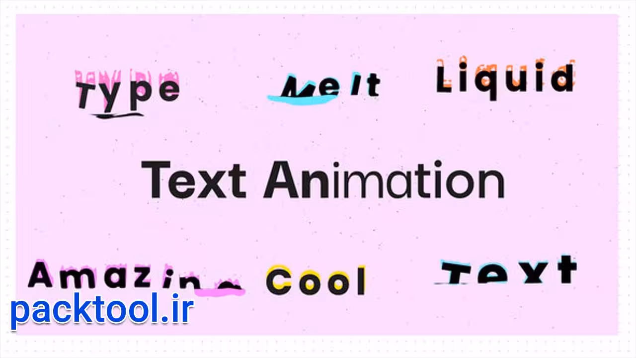 دانلود پروژه آماده متن متحرک پریمیر پرو Text Animation - پک تول