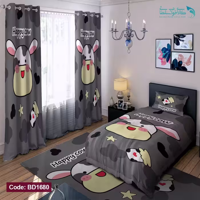 روتختی طرح گاو شاد یکنفره کد BD1680