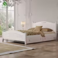 تخت خواب دو نفره MDF وکیوم مدل آرتا