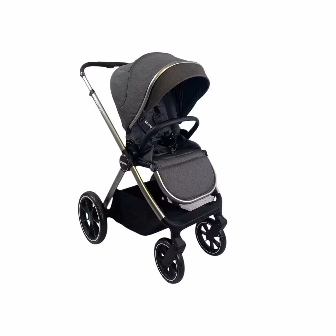 سرویس کالسکه و کریر ببکو Bebeko‬ طوسی مدل Janet New