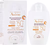 کرم ضد آفتاب اون فلوئیدی مینرال بی رنگ SPF50 حجم 40 میلی لیتر