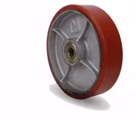 چرخ bls آمریکایی پلی یورتان تک 200 ( آبکاری شده و بسیار قوی تر و با تحمل وزن بالا)