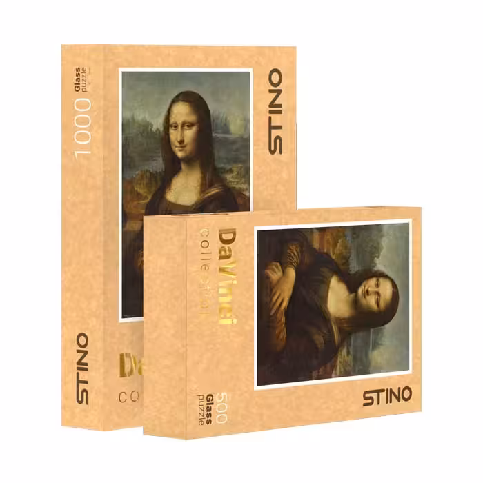 پازل شیشه ای استینو 1000 تکه طرح داوینچی (کد 10103)،(باجعبه)