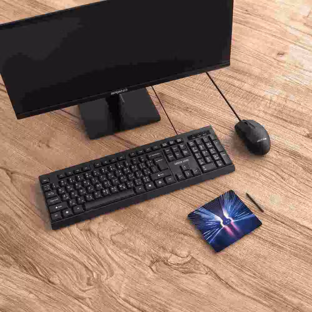 کیبورد و ماوس سیمی گرین Green GKM-100 Wired Keyboard & Mouse