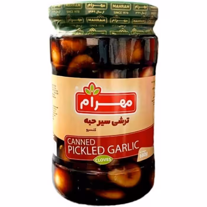 ترشی سیر حبه مهرام 680 گرمی