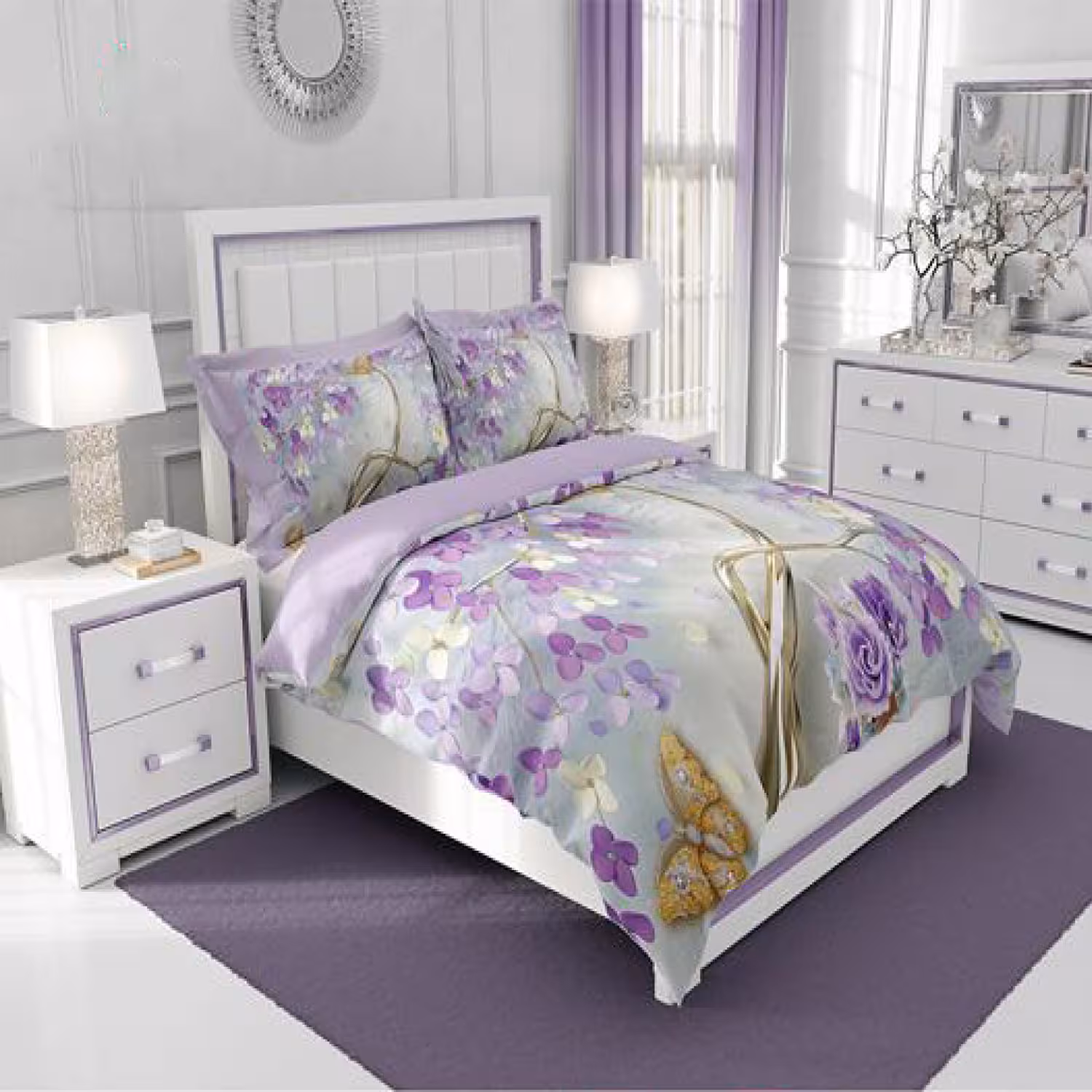 سرویس روتختی سه بعدی چیداری مدل 3053