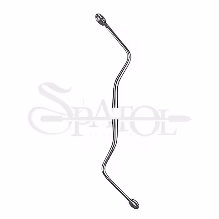 کورت قاشقی شماره 2 Spoon Surgical Curette Fig.2 دنتال دیوایس Dental Devices