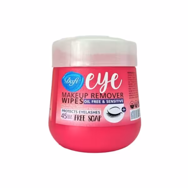 دستمال مرطوب پاک کننده آرایش دور چشم دافی Dafi