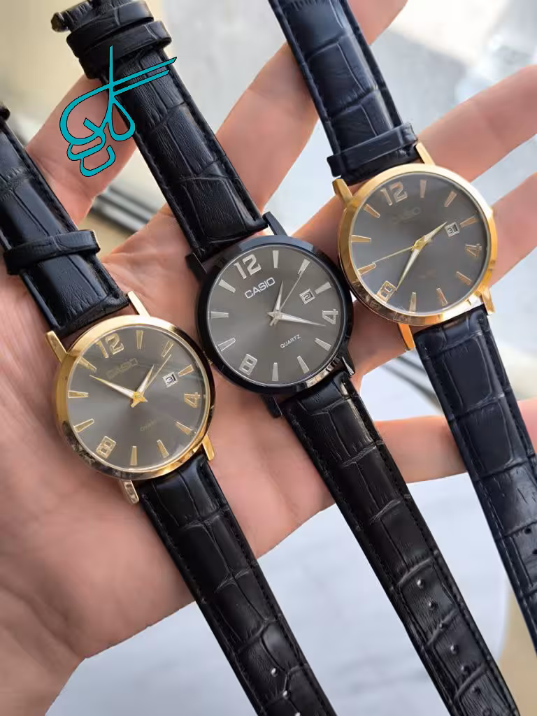 خرید ساعت مردانه چرمی مارک کاسیو طرح گادفادر کیفیت عالی کد 1924201 - ردگل