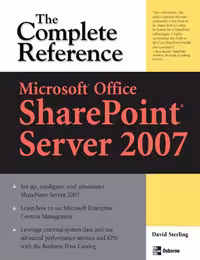 خرید و دانلود نسخه کامل کتاب Microsoft Office SharePoint Server 2007: The Complete Reference (Complete Reference Series)