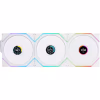فن کیس لیان لی LIAN LI UNI FAN TL LCD WIRELESS 120 3×1 WHITE REVERSE