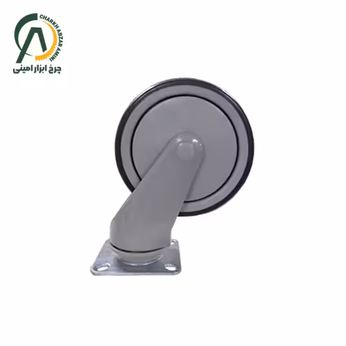 چرخ بیمارستانی پی وی سی گردان قطر 125 میلی متر