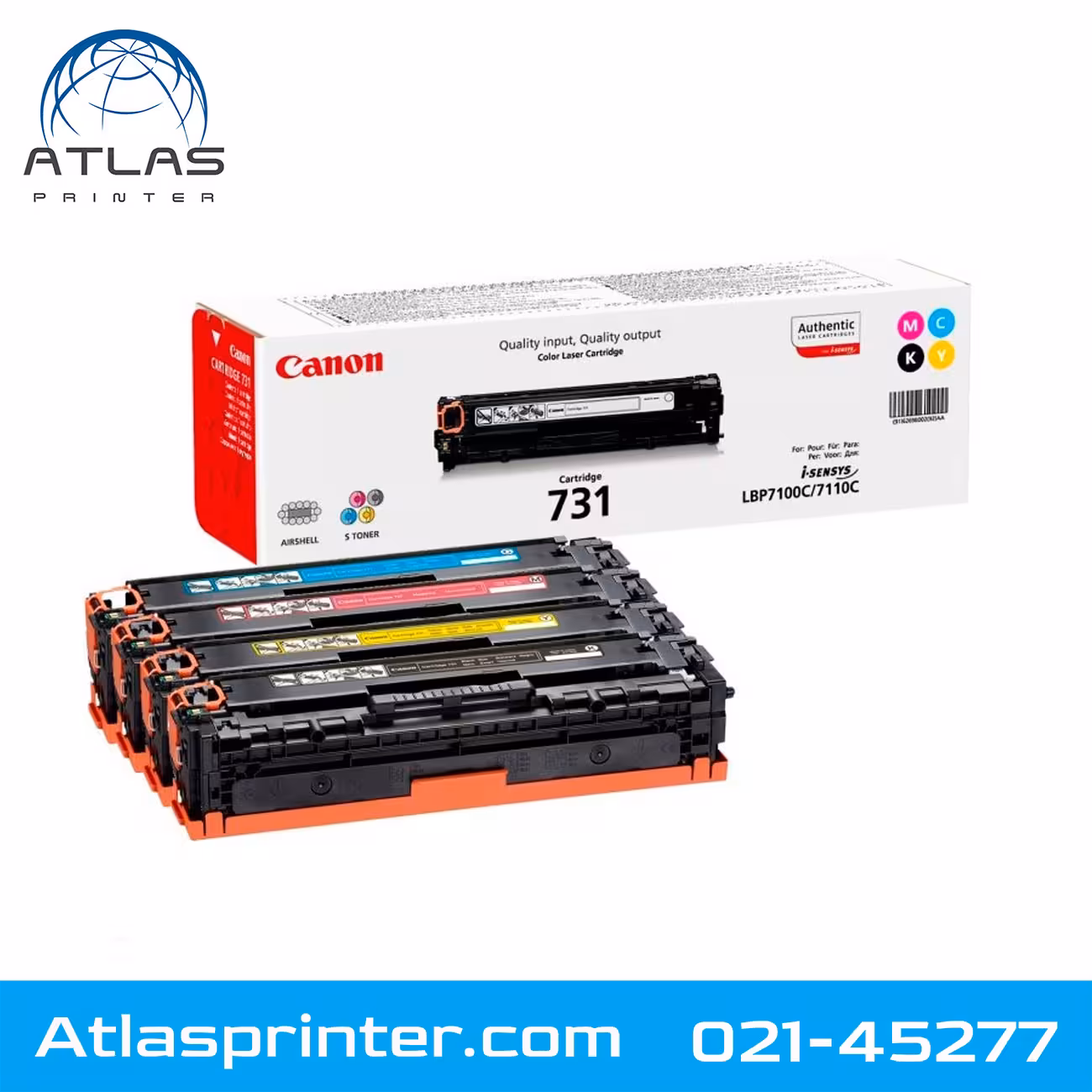 کارتریج ست چهار رنگ کانن Canon 731