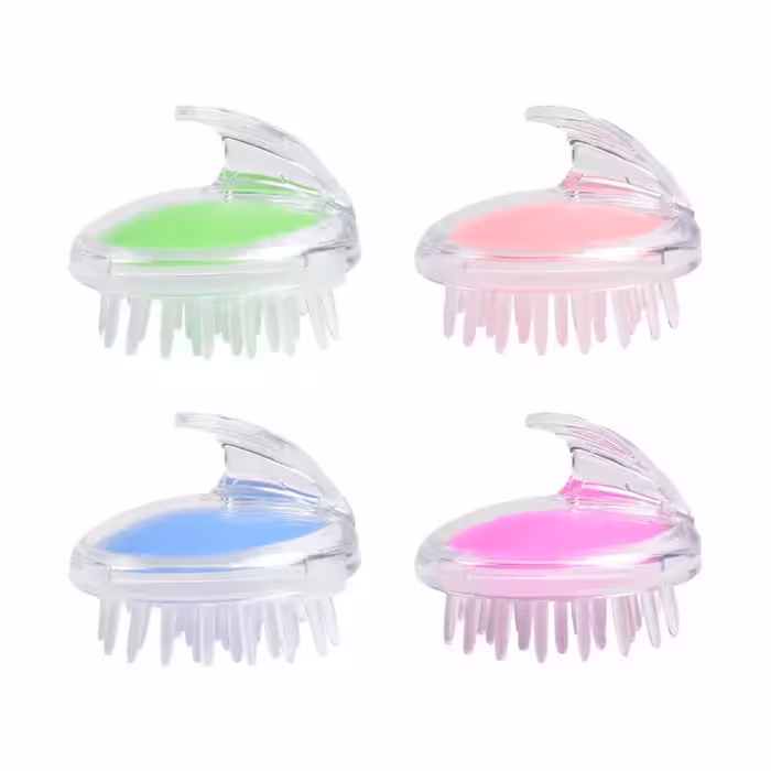 برس سرشور و ماساژور سر 100درصد سیلیکونی مدل Sweet Queen