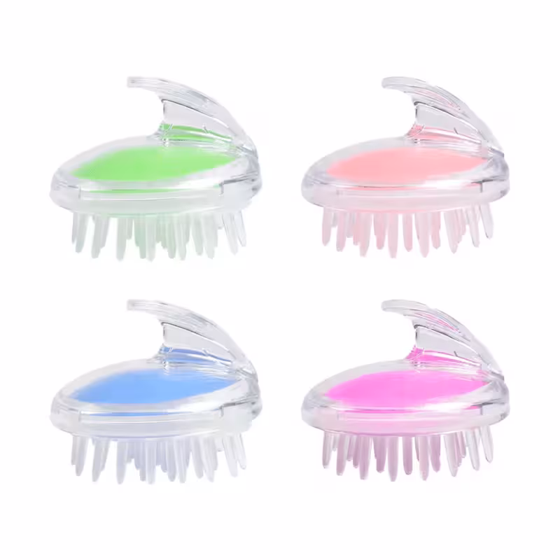 برس سرشور و ماساژور سر 100درصد سیلیکونی مدل Sweet Queen