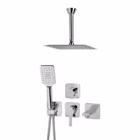 متعلقات حمام KWC مدل متیس تیپ 4 تمام استیل کروم