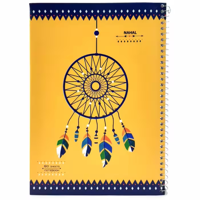 دفتر 60 برگ سیمی کد 3610.طرح 4