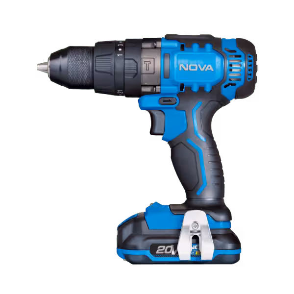 دریل شارژی 13 میلیمتری 20 ولت نووا 7721