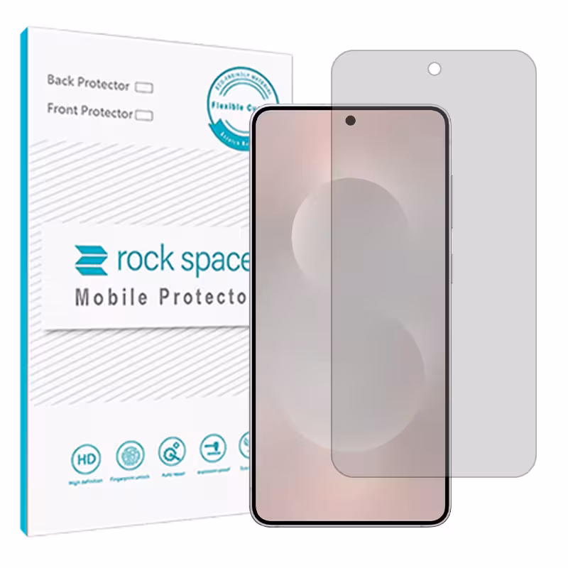 گلس سامسونگ Galaxy S25 Edge مدل نانو هیدروژل مات برند راک اسپیس کد S