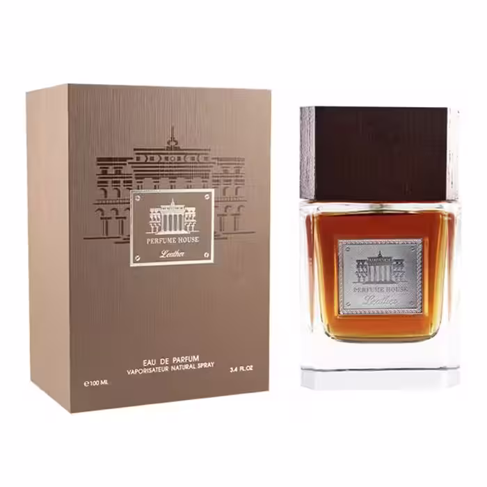 ادو پرفیوم مردانه پرفیوم هاوس مدل Leather حجم 100 میلی لیتر | Perfume House Leather Eau de Parfum for men 100ml
