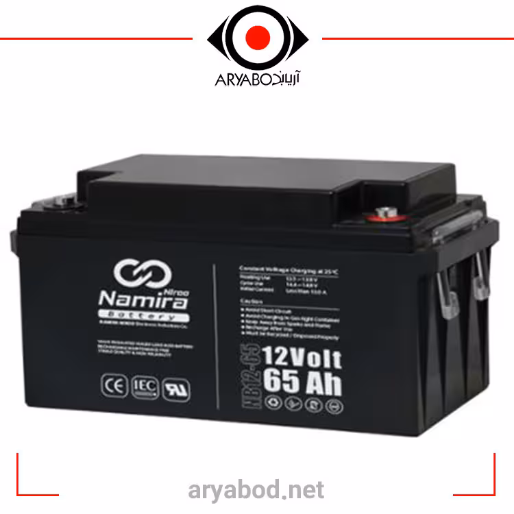 باتری یو پی اس 12ولت 65 آمپر نامیرا نیرو (12V 65AH) UPS BATTERY NAMIRANIROO NB12-65