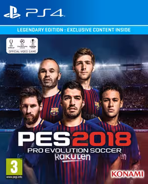 بازی PES 2018 Legendary Edition PS4 Game