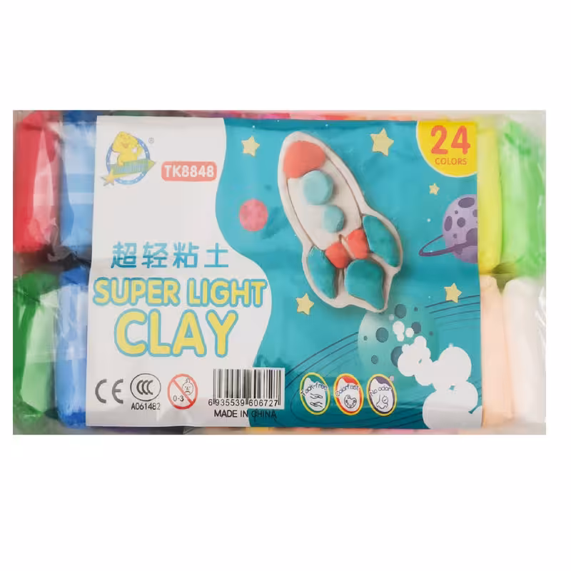 خمیر بازی کلی بسته 24 عددی