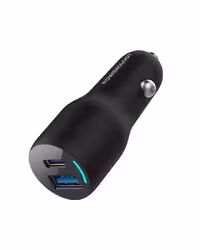 شارژر فندکی 53 وات پاورولوژی Powerology 35W Dual Ports Car Charger PCCSR012