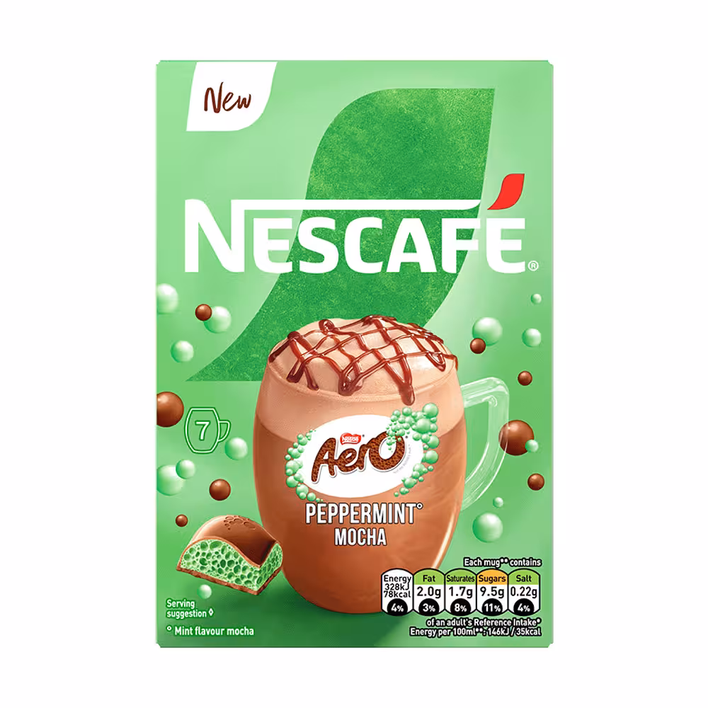 قهوه فوری نسکافه مدل موکا نعناع فلفلی بسته 8 عددی