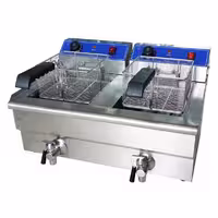 سرخ کن برقی شیردار دو لگن براکس TEF132 V