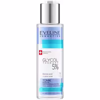 تونر لایه بردار گلیکولیک و اسید لاکتیک 5 درصد اولاین 110 میل          EVELINE GLYCOL THERAPHY TONIK