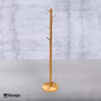 رخت آویز ایستاده چوبی