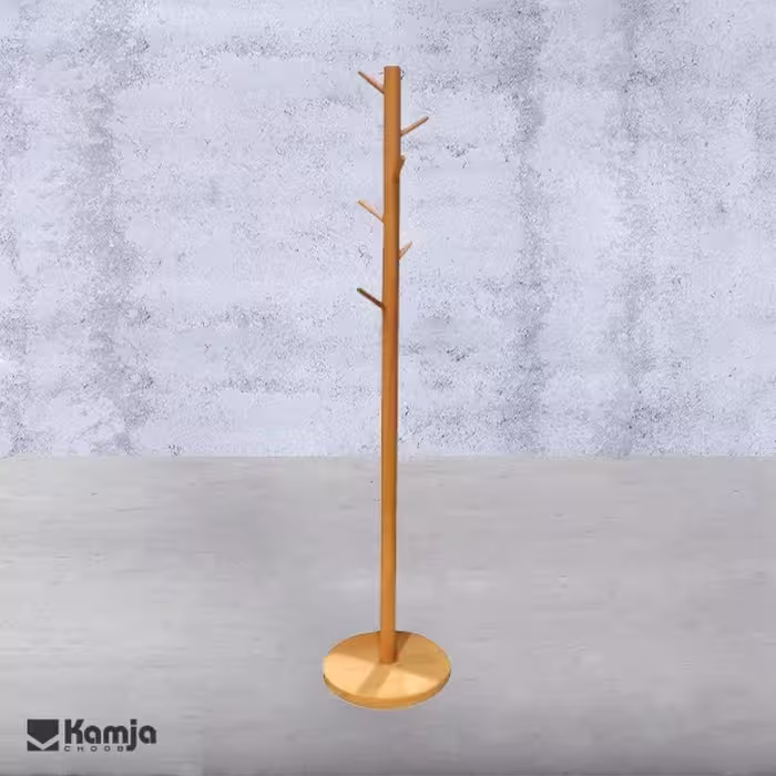 رخت آویز ایستاده چوبی