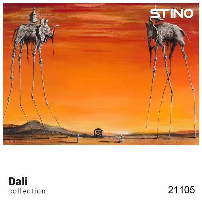 پازل شیشه ای استینو 260 تکه طرح دالی (کد 21105)،(باجعبه)