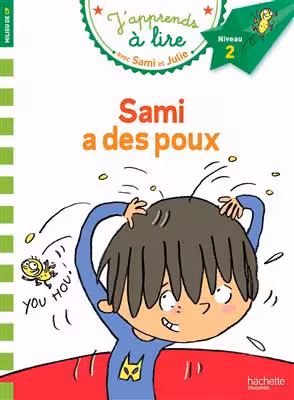 دانلود کتاب Sami et Julie CP Niveau 2 Sami a des poux