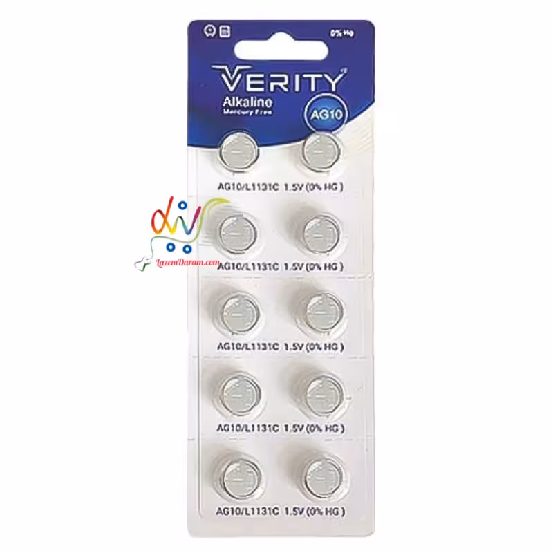 باطری سکه ای وریتی AG10/L1131C