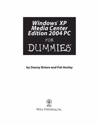 خرید و دانلود نسخه کامل کتاب Windows XP Media Center Edition 2004 PC for Dummies