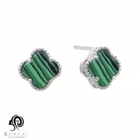 گوشواره نقره زنانه ونکلیف میخی مدل EE C12 G