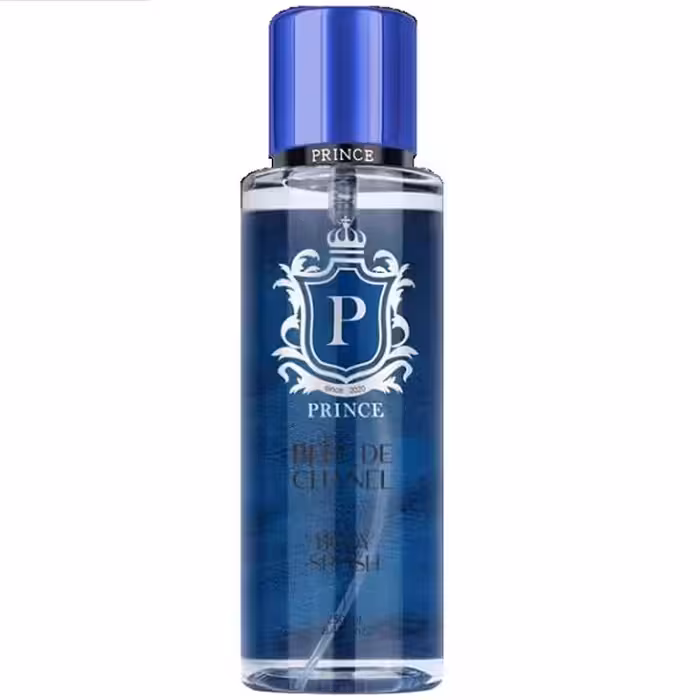 بادی اسپلش مردانه پرنس مدل BLUE CHANEL حجم 250 ML