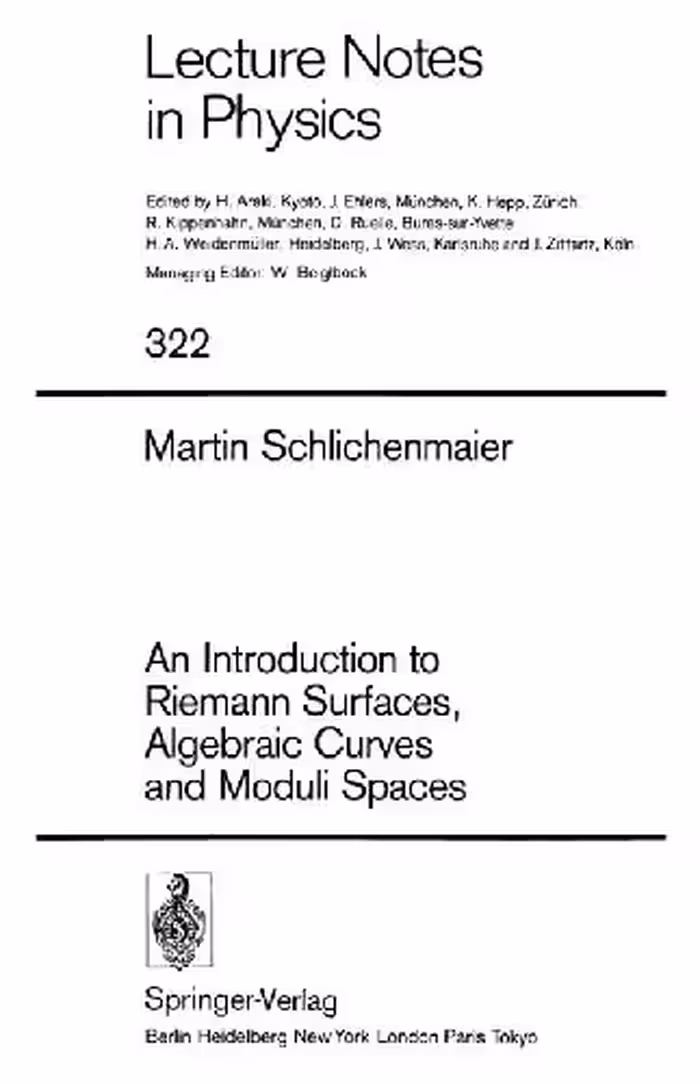خرید و دانلود نسخه کامل کتاب An introduction to Riemann surfaces, algebraic curves and moduli spaces