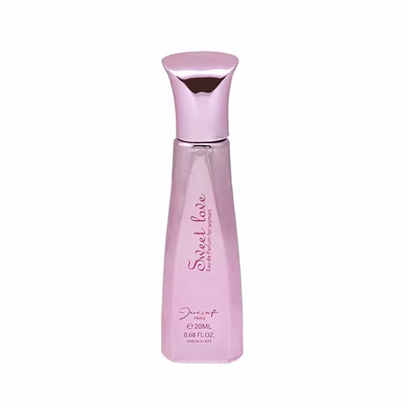 عطر جیبی زنانه ژک ساف سوییت لاو SWEET LOVE حجم 20 میلی لیتر Jacsaf SWEET LOVE Pocket Perfume For Women 20ml