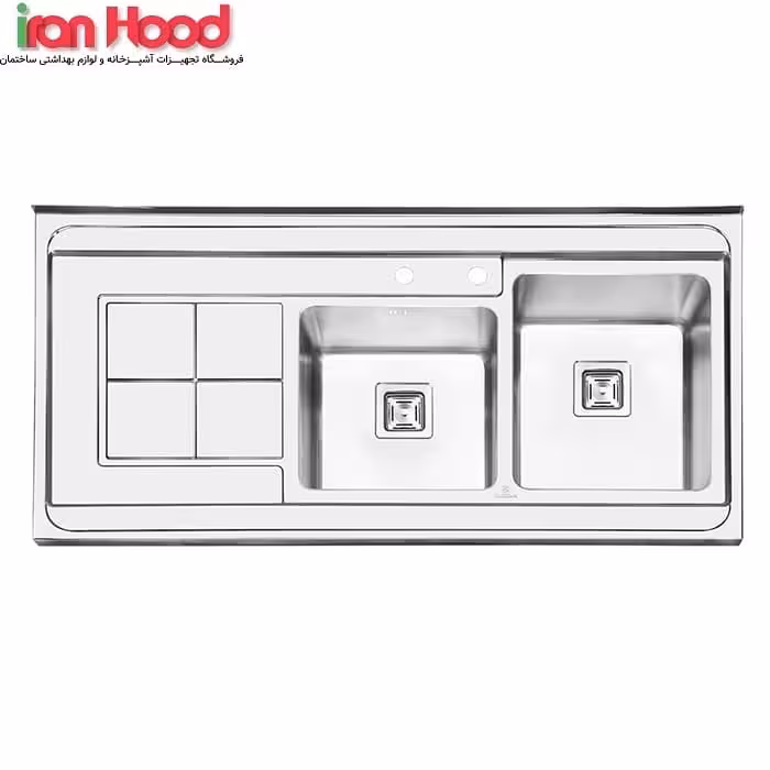 سینک پرنیان استیل Ps 1113 روکار